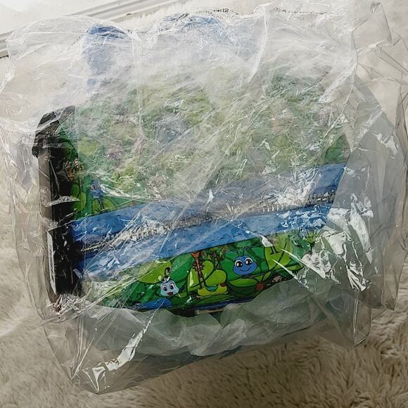 Loungefly Disney Pixar A Bug\'s Life Flik Chibi Mini Backpack Green Blue NWT main image 4